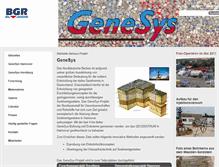 Tablet Screenshot of genesys-hannover.de
